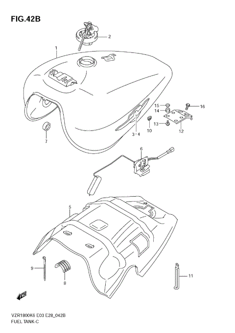 FUEL TANK (VZR1800K8/NK8)