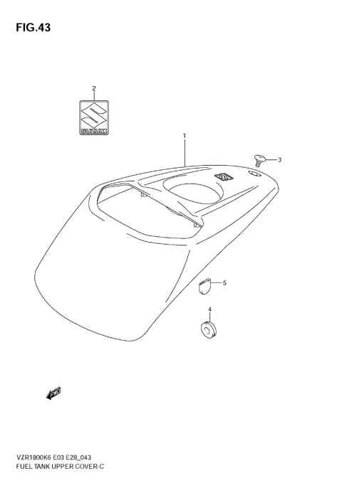 FUEL TANK UPPER COVER