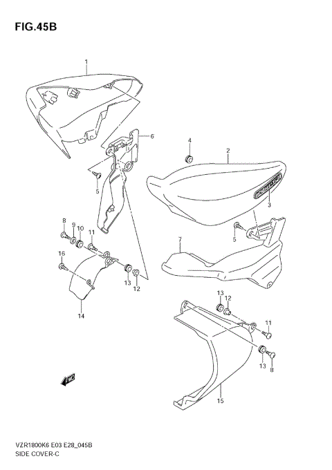 SIDE COVER (VZR1800K8/NK8)