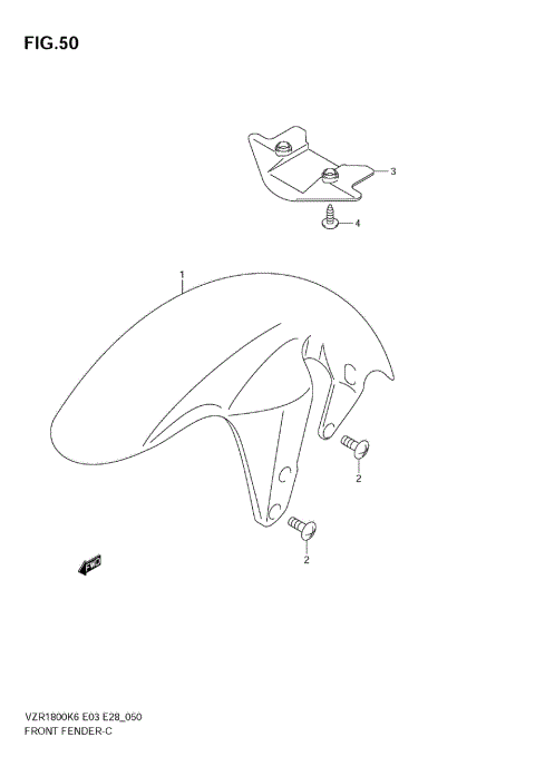 FRONT FENDER (VZR1800K6/K7)