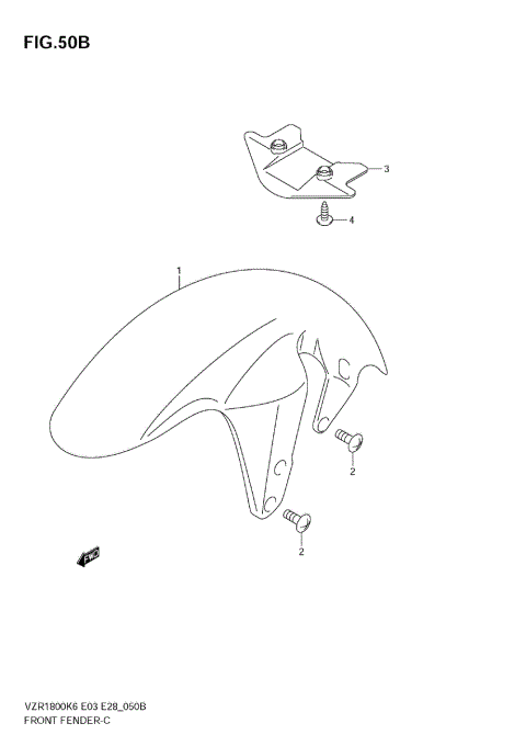 FRONT FENDER (VZR1800K8/NK8/K9/NK9)