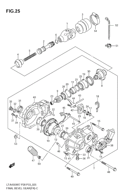FINAL BEVEL GEAR (FRONT)