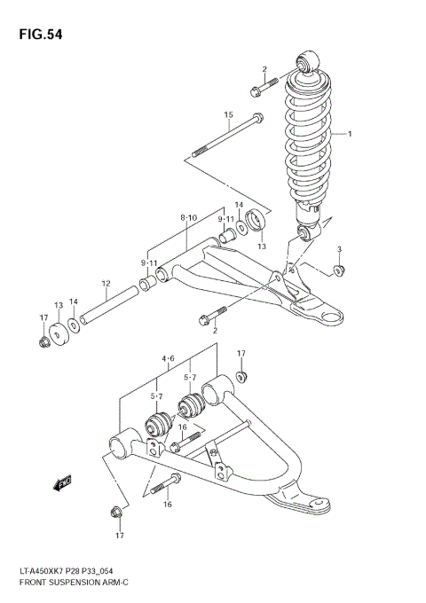 FRONT SUSPENSION ARM (MODEL K7)