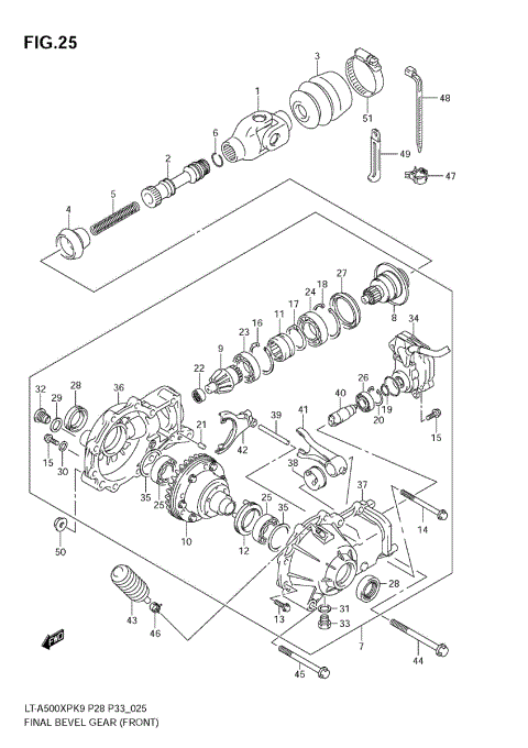 FINAL BEVEL GEAR (FRONT)
