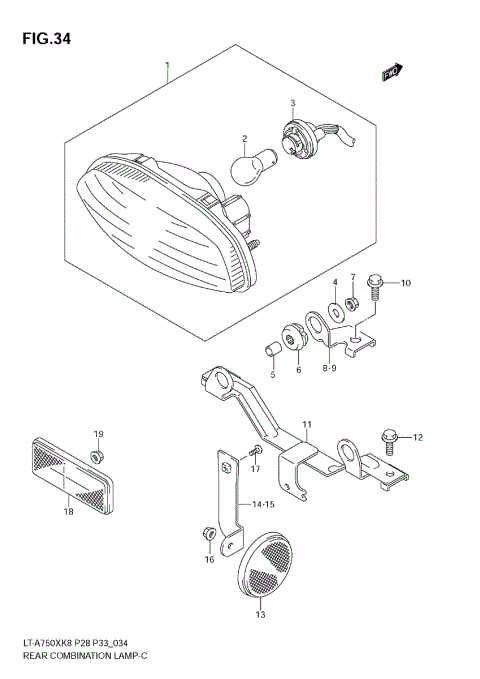 REAR COMBINATION LAMP