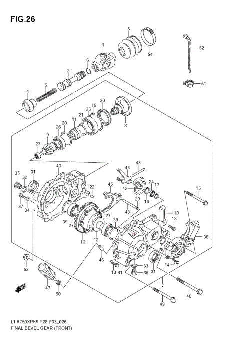 FINAL BEVEL GEAR (FRONT)