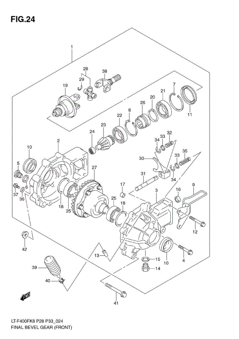 FINAL BEVEL GEAR (FRONT)
