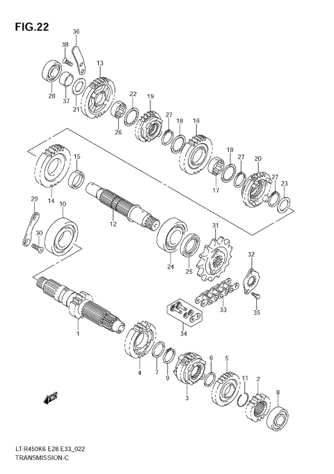 TRANSMISSION (MODEL K6/K7)