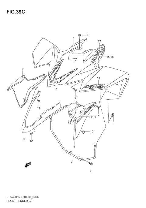 FRONT FENDER (LT-R450ZK8)