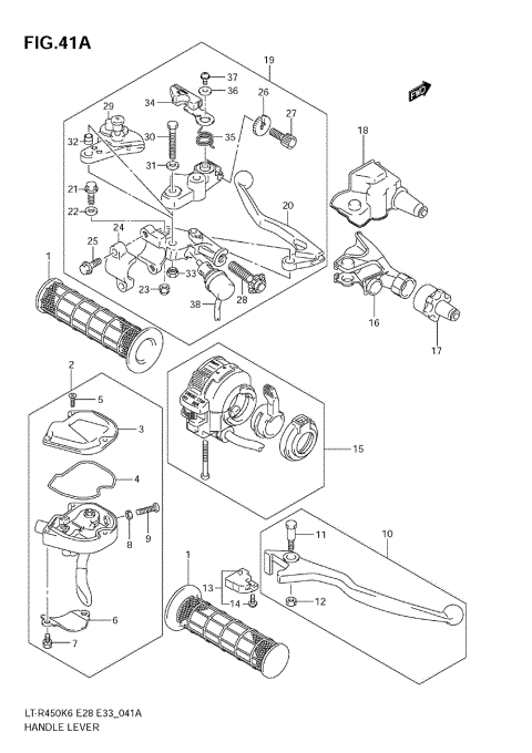 HANDLE LEVER (MODEL K9)