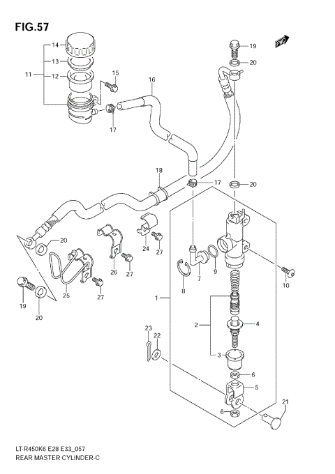 REAR MASTER CYLINDER