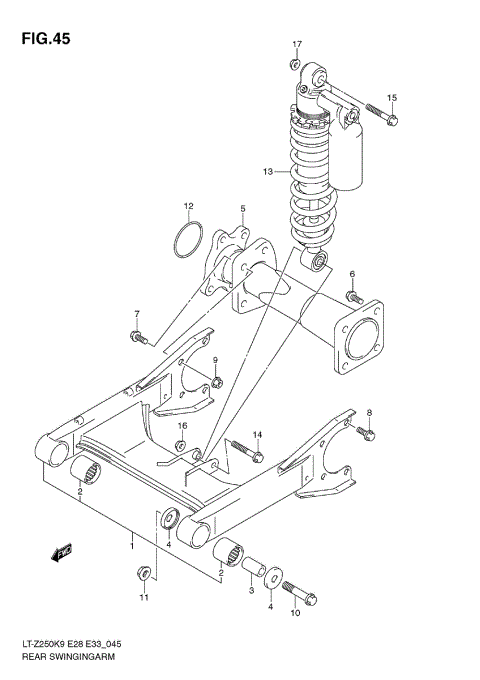 REAR SWINGINGARM