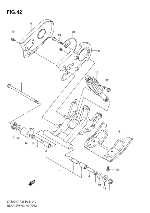 REAR SWINGINGARM