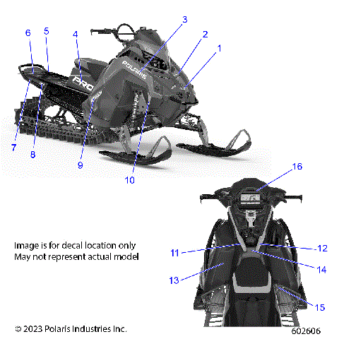 BODY, DECAL, BLACK SIDE PANEL W/GRAY ACCENT - S24TGM8RS (602606)