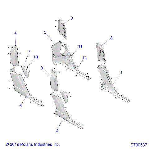 BODY, ROCKER PANELS - R19RSE99A (C700537)