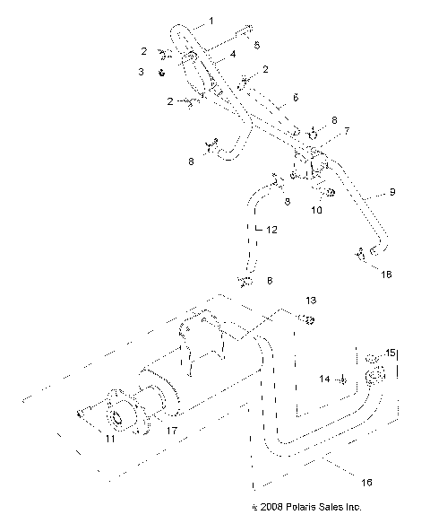 ENGINE, EXHAUST - A09VA17AA/AD (49RGREXHAUST09RZR170)