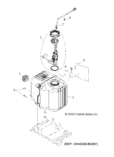 BODY, FUEL TANK ASM. - R11HR76AG/AR (49RGRFUEL11800CREW)