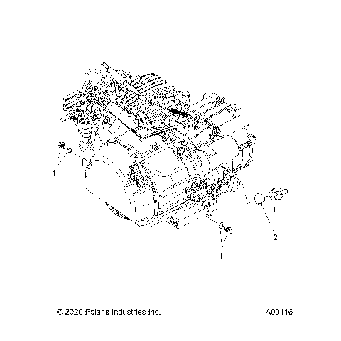 ENGINE - OIL DRAIN AND DIPSTICK - P20GGGFNA/GGGGNA (A00116)