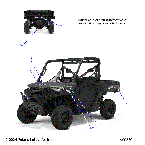 BODY, DECALS, GRAPHICS - R25TAA99A1/B1 (900850)