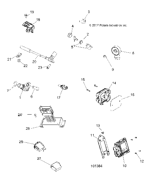 ELECTRICAL, SWITCHES, SENSORS and ECM - A18SES57C1/C2/C5/C7/E1/E5/E7/P57C1/T57C1/C7/E1/E7 [101384]