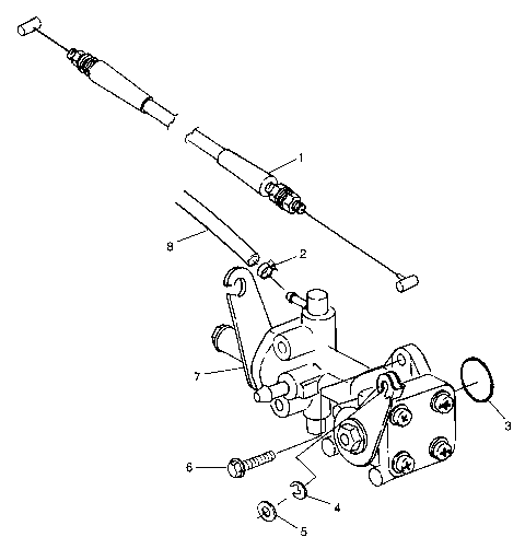 OIL PUMP HURRICANE B974473 and Intl. HURRICANE I974473 (4941044104C005)