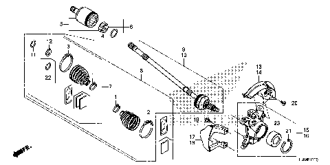 FRONT KNUCKLE@DRIVESHAFT