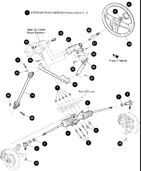 STEERING RACK [302421]