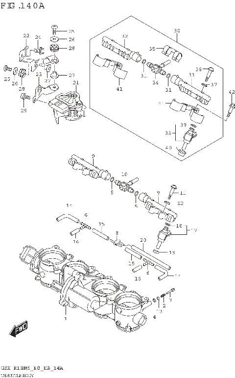 THROTTLE BODY (E03,E28)