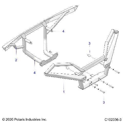 BODY, DELUXE BUMPERS - A26SLZ95AF (C102336-3)