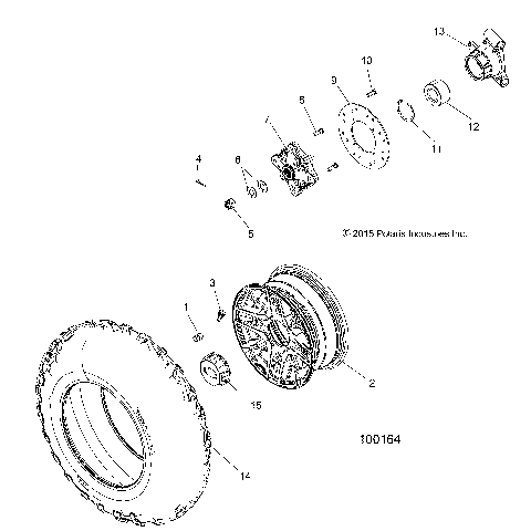 WHEELS, REAR - A16DAE87AL (100164)