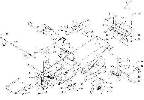 Chassis, Footrest and Rear Bumber