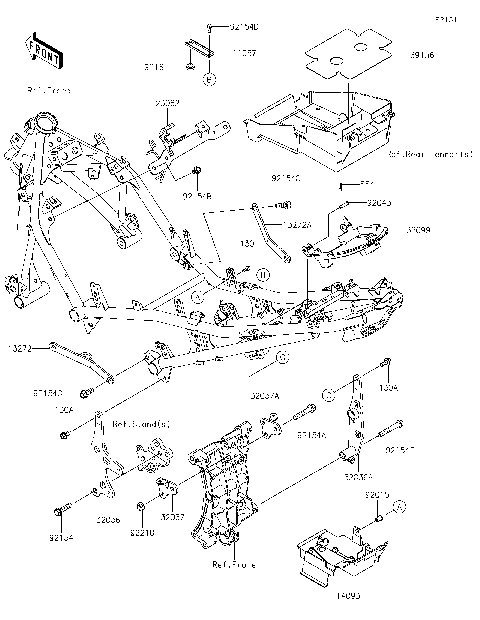 2025 Kawasaki Motorcycles Parts-Finder Diagrams | Cities