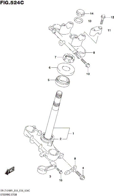STEERING STEM (DR-Z125L:E28)