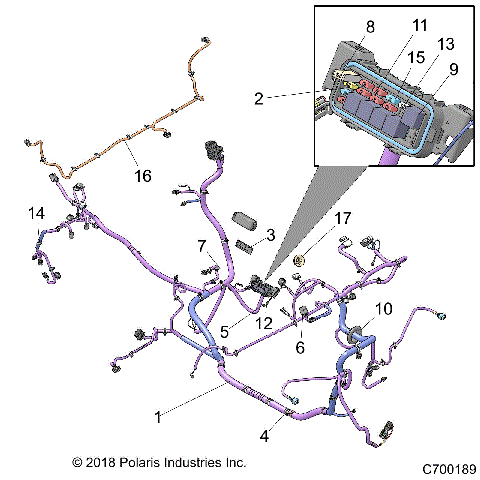 ELECTRICAL, WIRE HARNESS - R19RGE99AR/EBR/UAF/UBF/UAM/UBM/UA9/UB9/UAL/UBL (C700189)