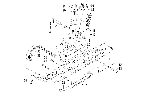 SKI AND SPINDLE ASSEMBLY [86952]