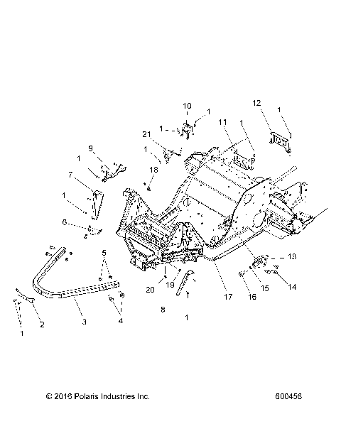 CHASSIS, FRONT ASM. - S17MBX6JSA/JEA (600456)