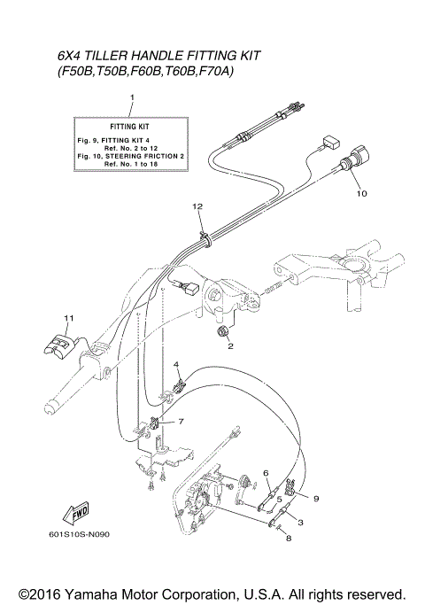FITTING KIT FT50 FT60 F70