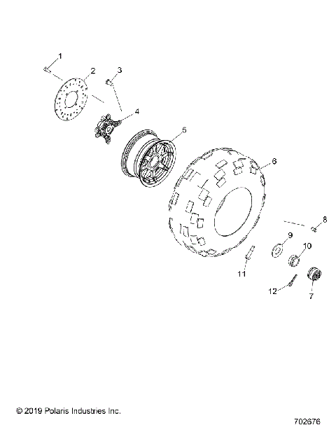 WHEELS, FRONT, PREMIUM - R23MAS57CK/EK/C9/E9/F9 (702676)