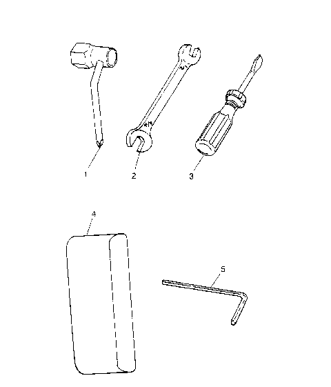TOOL KIT ASSEMBLY  SL 650 B954058 (4930483048B011)