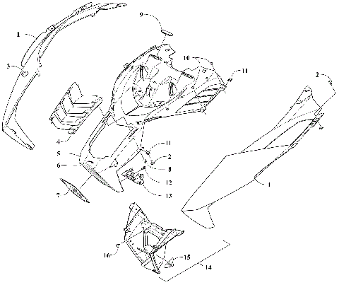 HOOD ASSEMBLY [106422]