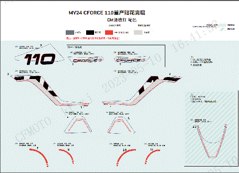 DECAL KITS (ROCKET RED)