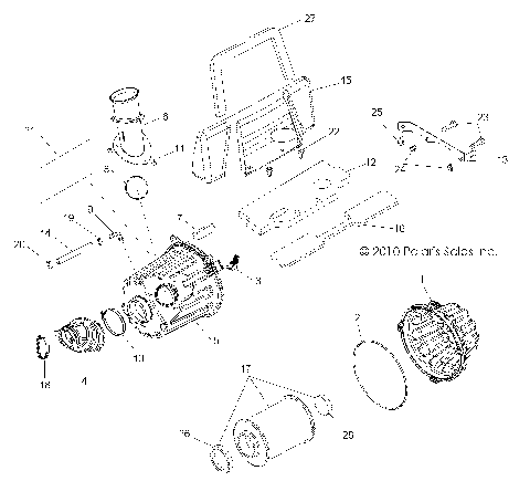 ENGINE, AIR INTAKE SYSTEM - Z14VE76AD/7EAL/7EAW/EAJ/EAU (49RGRAIRBOX11RZRS)