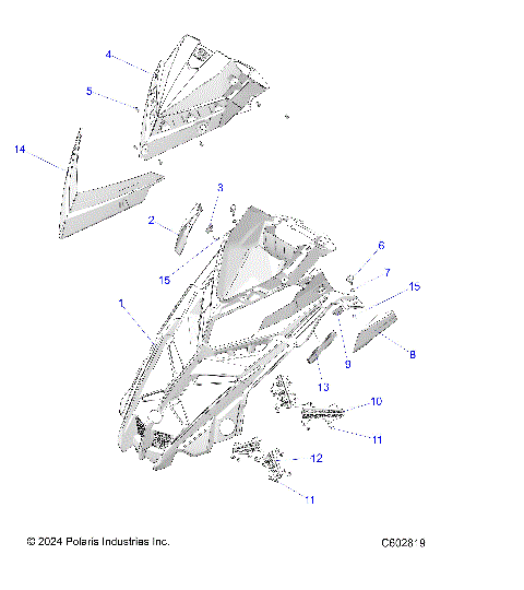 BODY, HOOD ASM. - S26TKL6RS (C602819)
