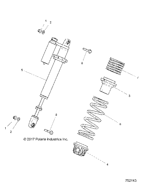 SUSPENSION, FRONT SHOCK MOUNTING - Z19VFE99NK (702143)