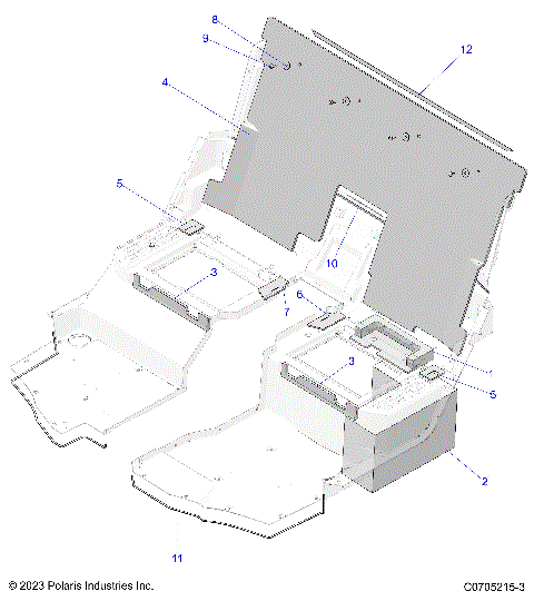 BODY, FOAM AND LINER
