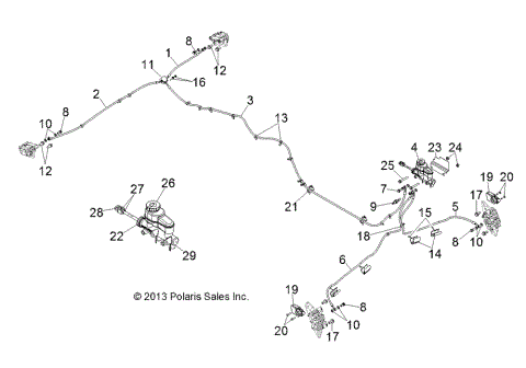 BRAKES, BRAKE LINES AND MASTER CYLINDER