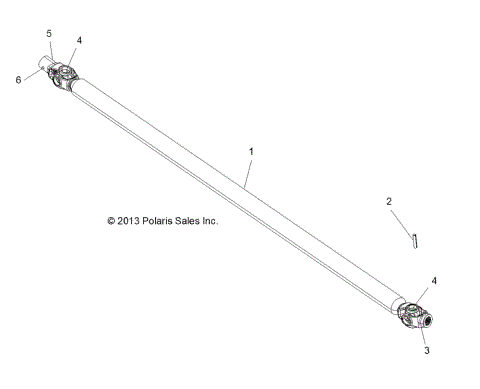 DRIVE TRAIN, FRONT PROP SHAFT