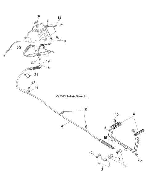DRIVE TRAIN, THROTTLE PEDAL