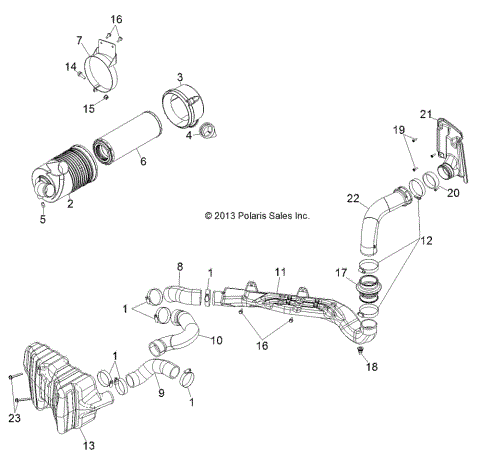 ENGINE, AIR INTAKE SYSTEM