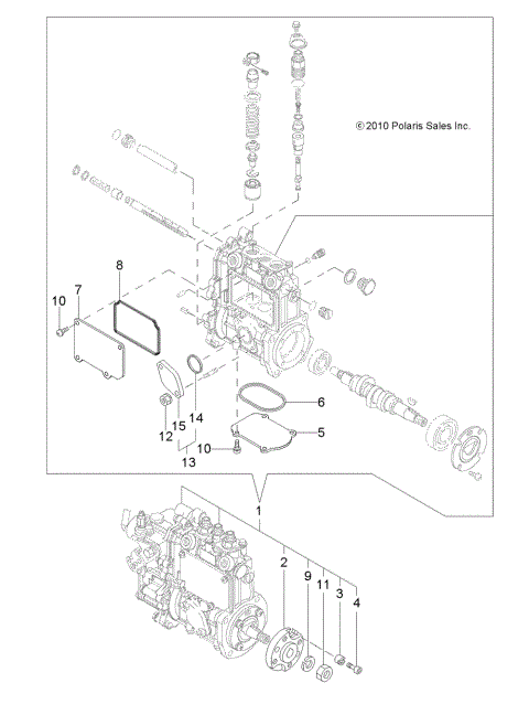 ENGINE, FUEL INJECTION PUMP